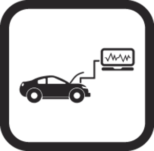 Ikon Motor-Diagnose